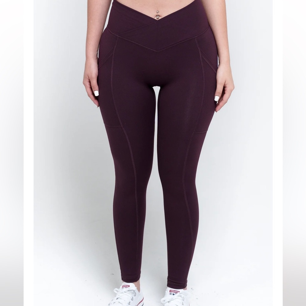 Purple DMF leggings